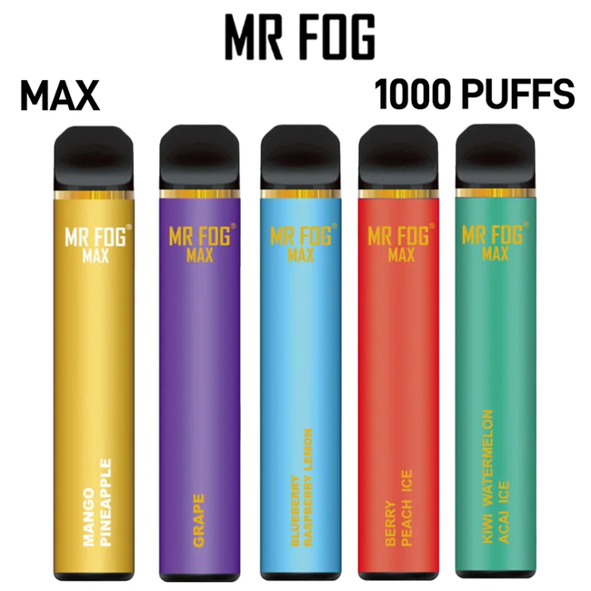 MR FOG MR FOG MAX DISPOSABLE 1000 PUFF