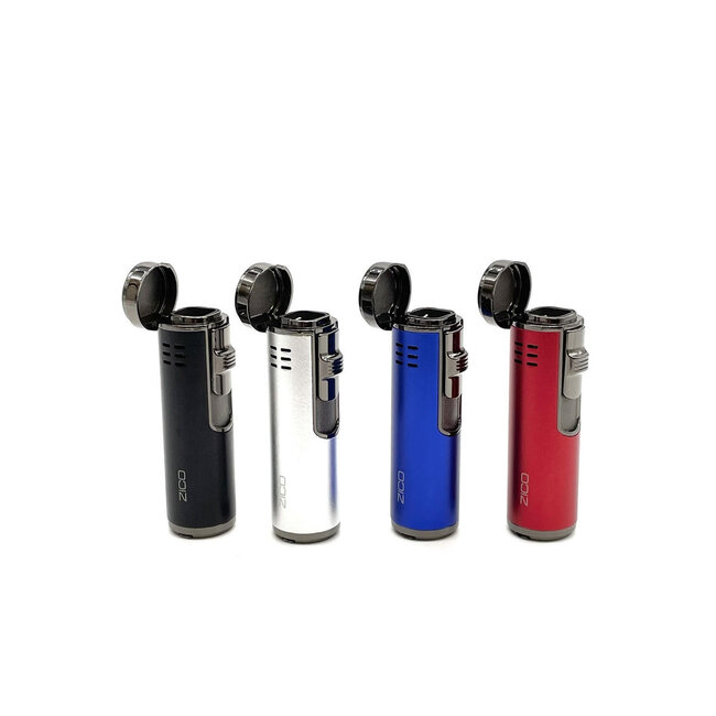 ZICO QUINTUPLE FLAME FLIP TOP TORCH LIGHTER-HZ902