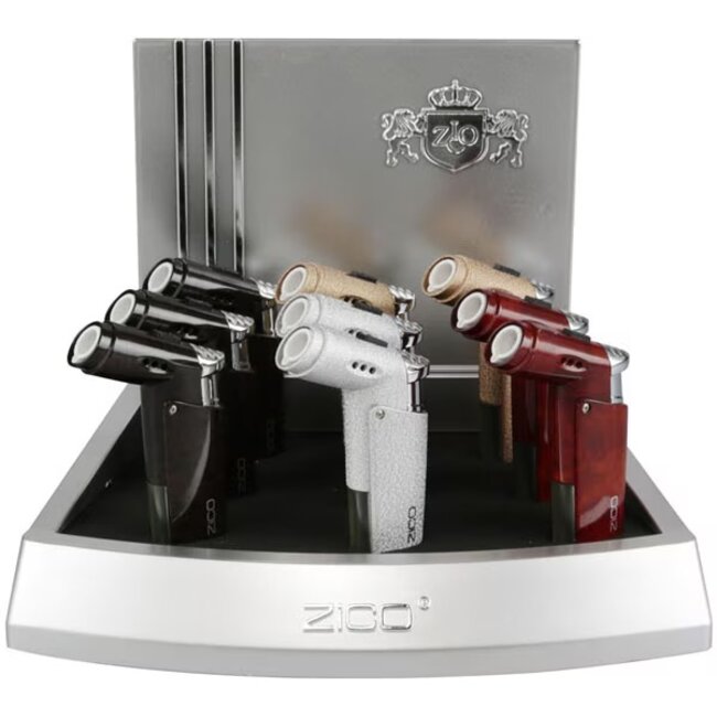 ZICO POLISHED SINGLE FLAME TORCH LIGHTER-HZ814