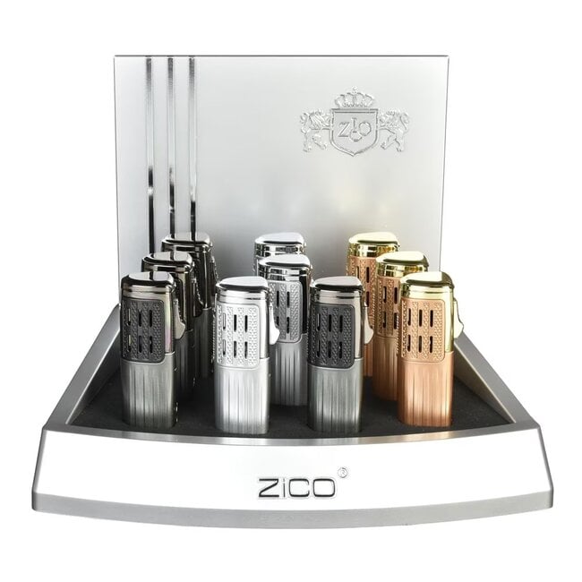 ZICO GRILL TRIPLE FLAME FLIP TOP TORCH LIGHTER-HZ955
