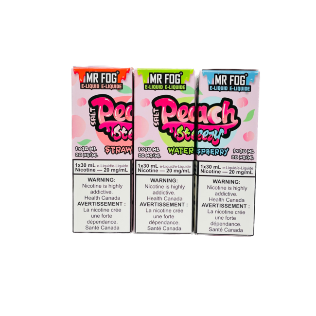 MR FOG MR FOG JUICE PEACH STEEZY  SALT NIC