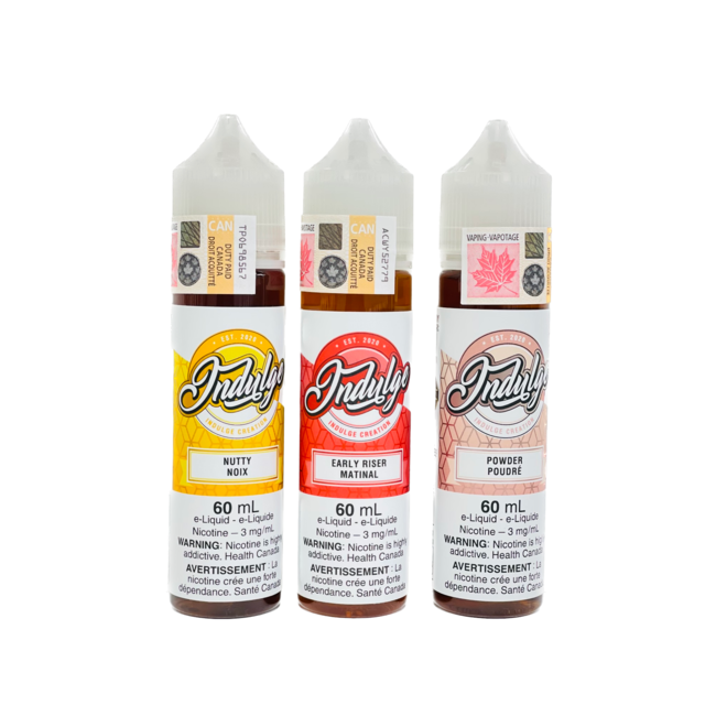 INDYLGE INDULGE FREE BASE E-LIQUID