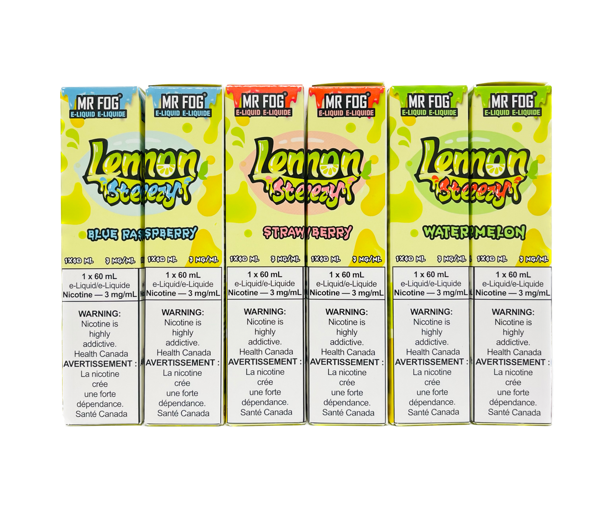 MR FOG LEMON STEEZY E-LIQUID JUICE 9
