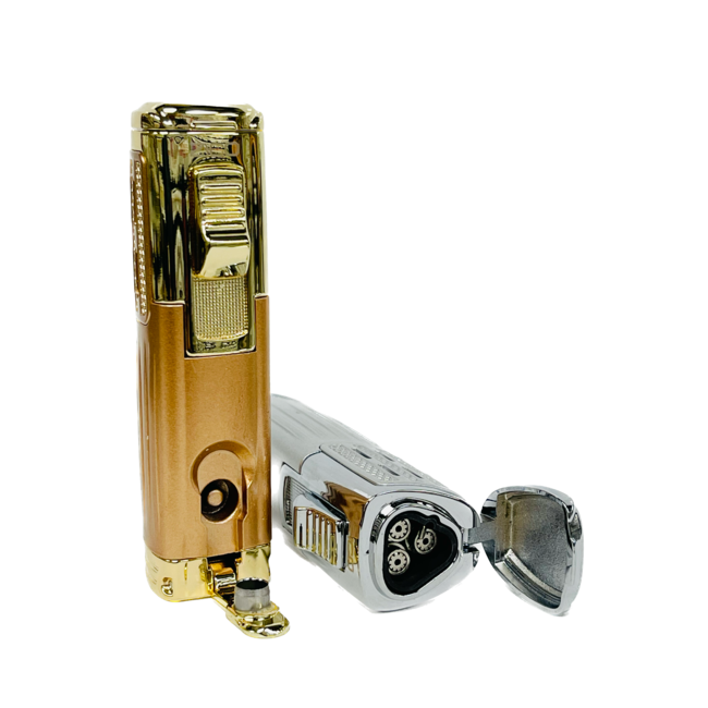 ZICO GRILL TRIPLE FLAME FLIP TOP TORCH LIGHTER-HZ955