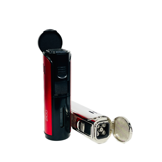 ZICO QUINTUPLE FLAME FLIP TOP TORCH LIGHTER-HZ902