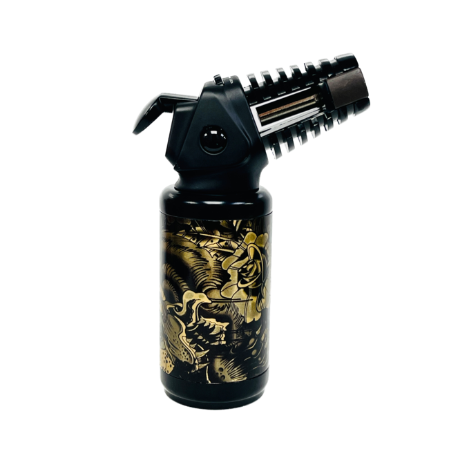 LUCIENNE FASHONISTA SINGLE FLAME PRINTED TORCH LIGHTER-ZD122