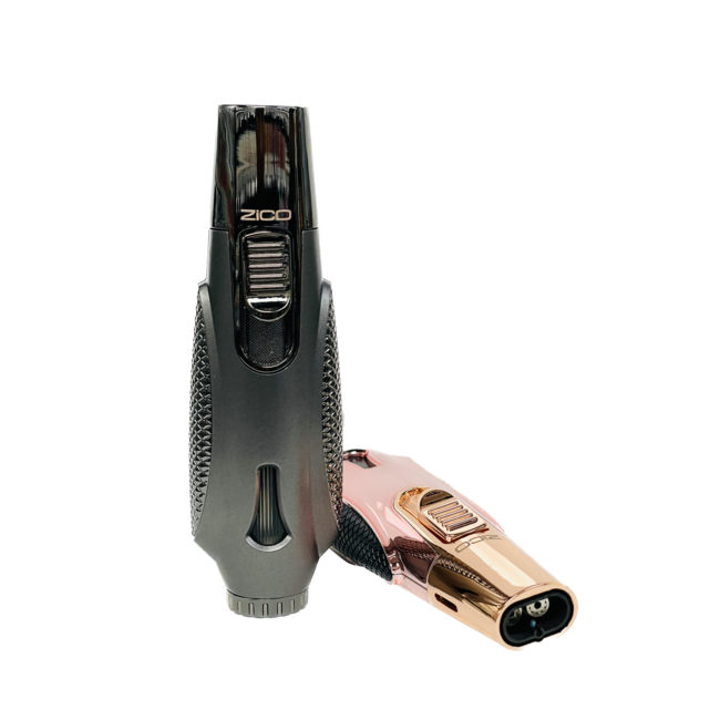 ZICO METALLIC GRIP DUAL FLAME PEN TORCH-HZ964