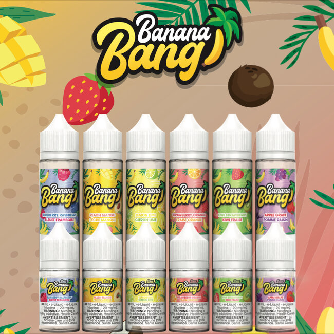 BANANA BANG BANANA BANG E-LIQUID SALT NIC
