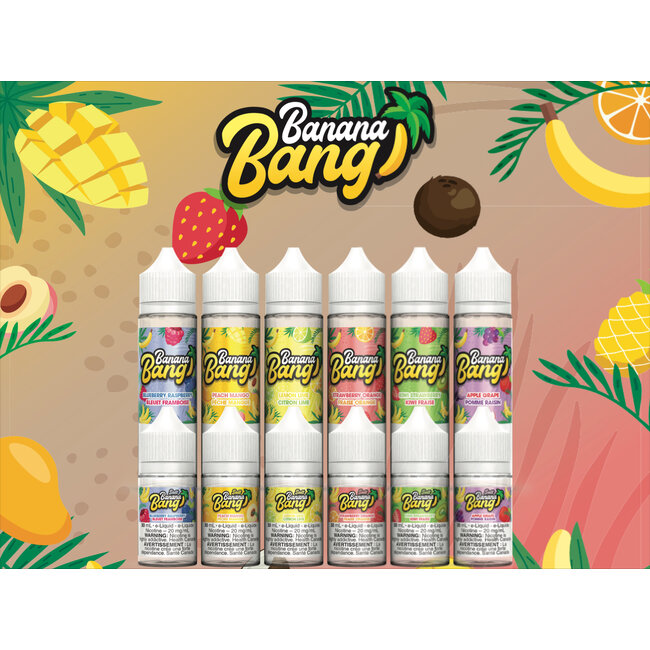 BANANA BANG BANANA BANG E-LIQUID SALT NIC