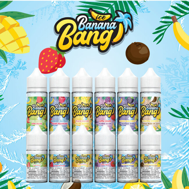 BANANA BANG BANANA BANG ICE E-LIQUID  SALT NIC