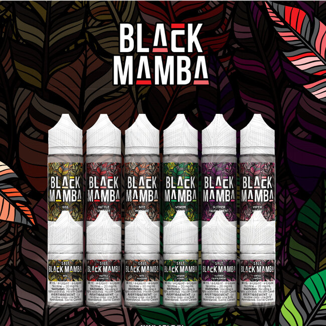 BLACK MAMBA BLACK MAMBA FREE BASE  E-LIQUID