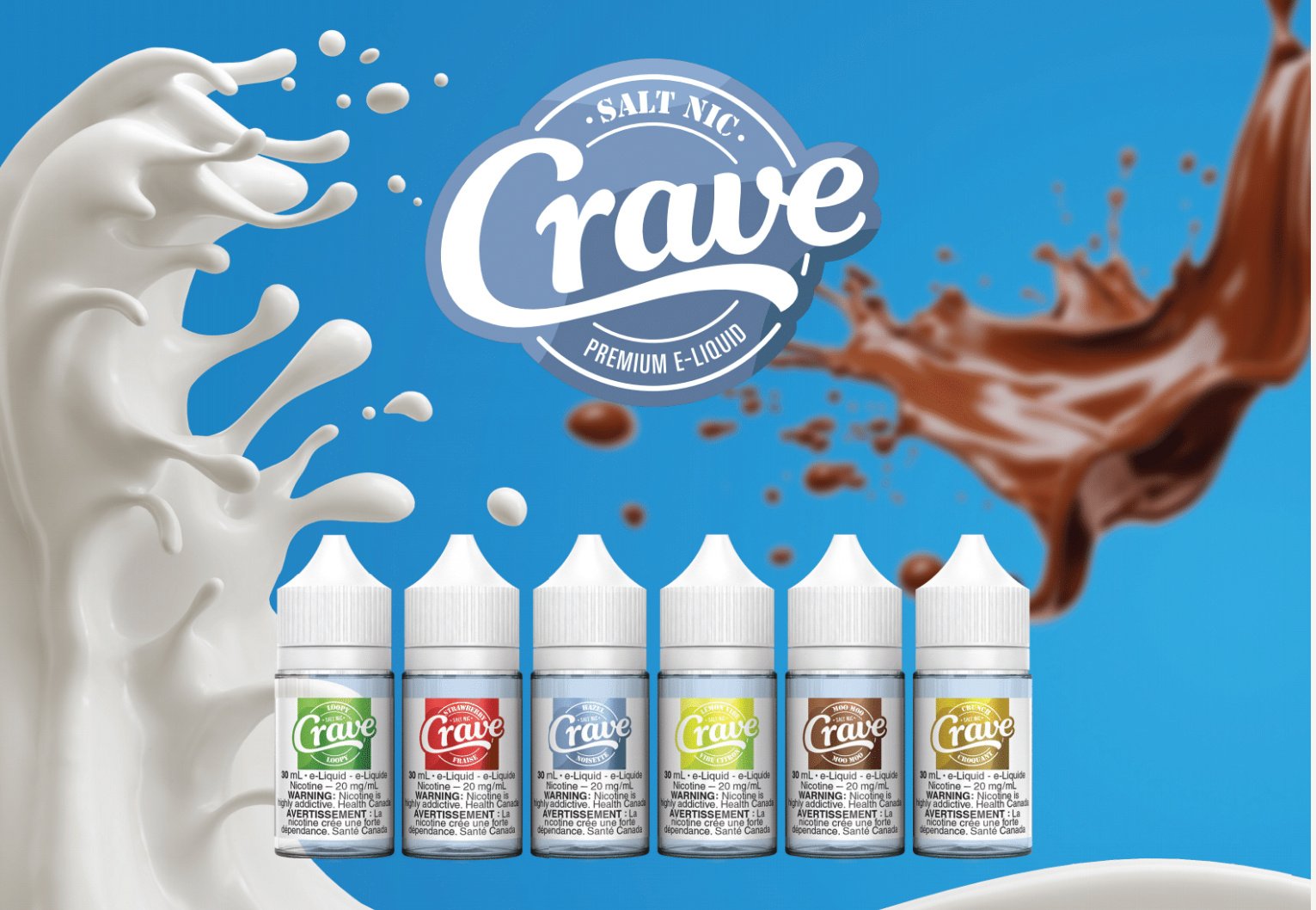 CRAVE SALT NIC E-LIQUID 3