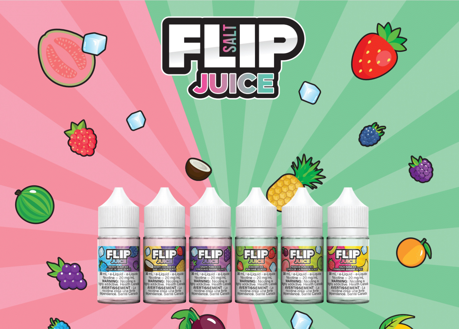 FLIP SALT NIC JUICE 9
