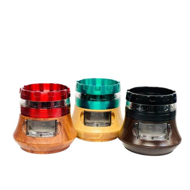 KAPOW WOOD GRINDER WITH DICE TOP & DRAWER SF-75392