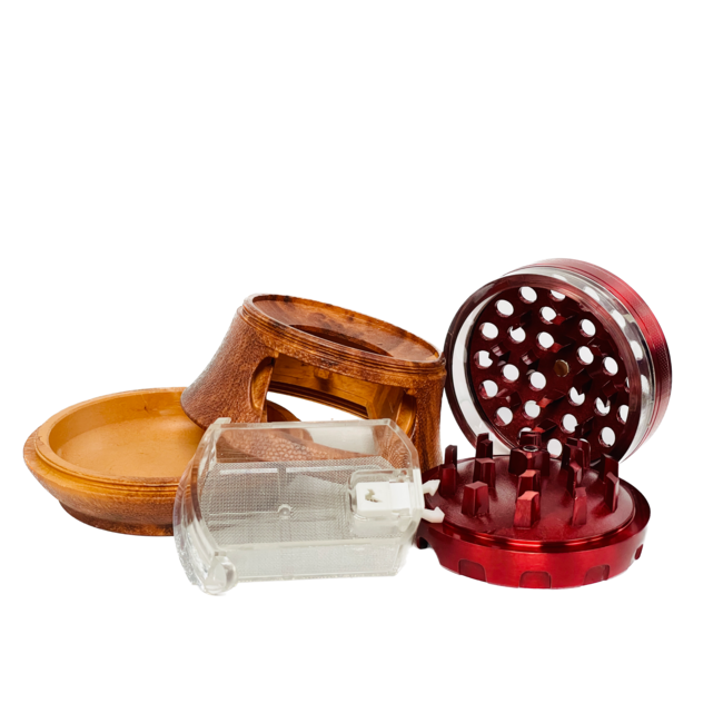 KAPOW WOOD GRINDER WITH DICE TOP & DRAWER SF-75392