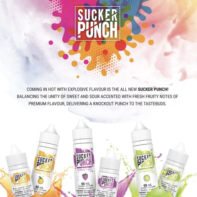SUCKER PUNCH E-LIQUID SUCKER PUNCH FREE BASE E-LIQUID