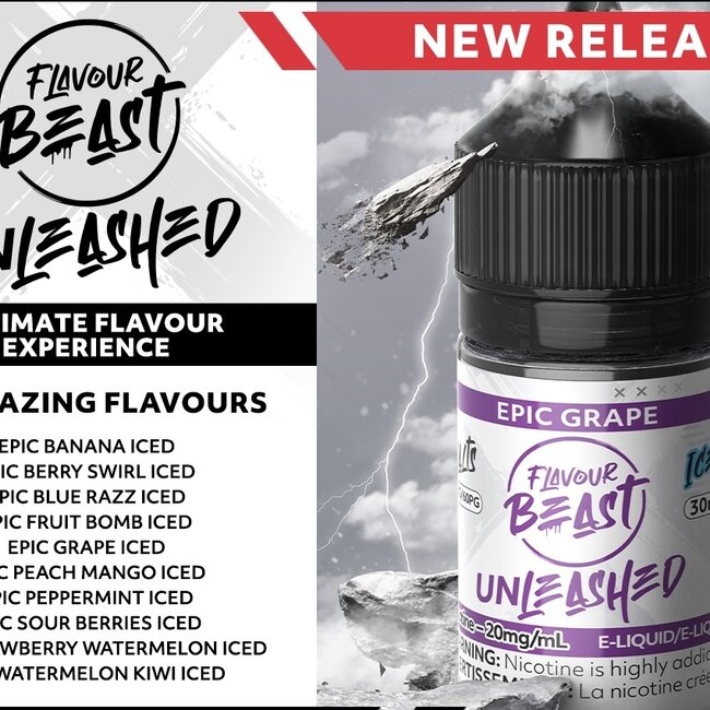 FLAVOUR BEAST FLAVOUR BEAST UNLEASHED SALT NIC JUICE