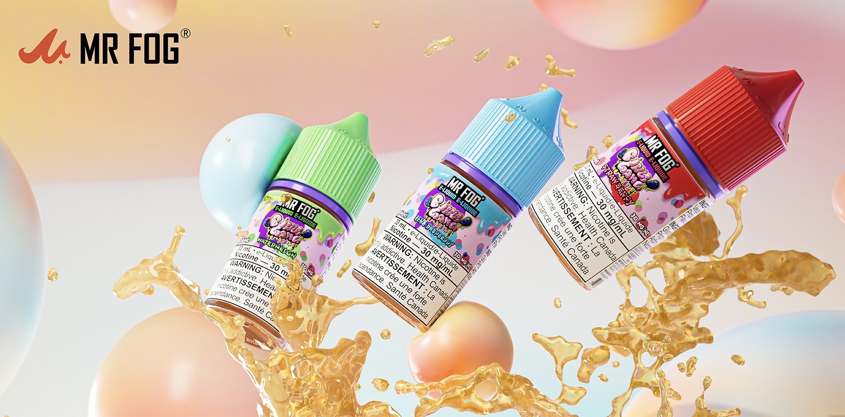 MR FOG JUICE BUBBLE GANG SALT NIC 1