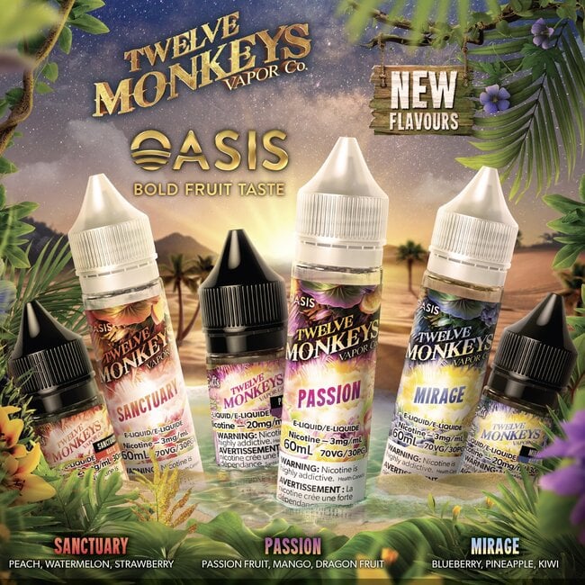 Twelve monkeys E-juice TWELVE MONKEYS  E-LIQUID