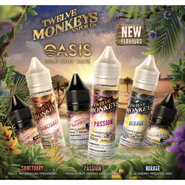Twelve monkeys E-juice TWELVE MONKEYS  E-LIQUID