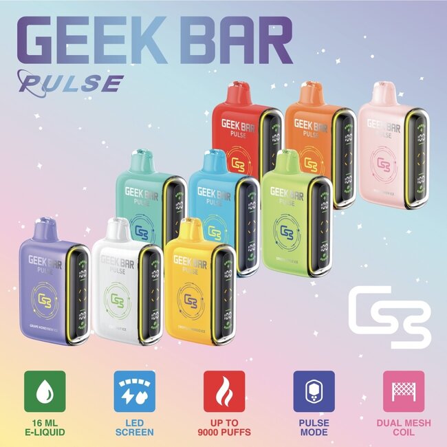 GEEK BAR GEEK BAR PULSE 9000  PUFFS