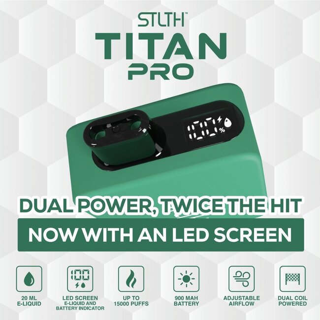 STLTH TITAN STLTH TITAN PRO 15000 PUFFS