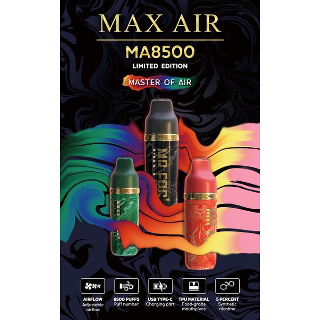 MR FOG MR FOG MAX AIR LIMITED EDITION 8500 PUFFS