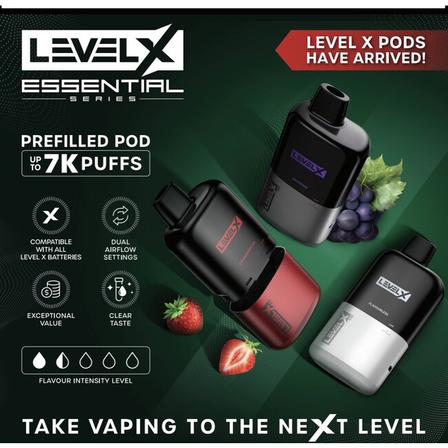 FLAVOUR BEAST LEVEL X POD ESSENTIAL SERIES 7K