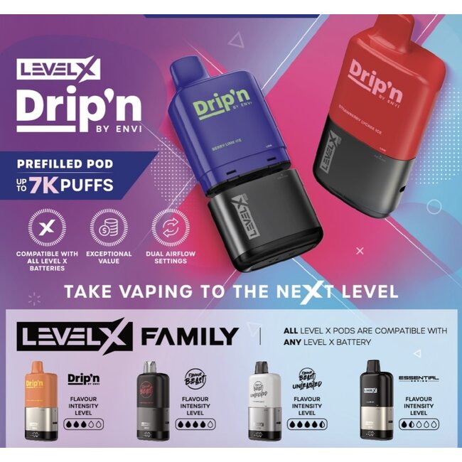 DRIPIN DRIPIN LEVEL X POD 7K