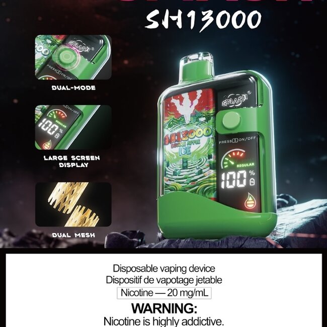 SMASH SMASH DISPOSABLE 13000 PUFFS