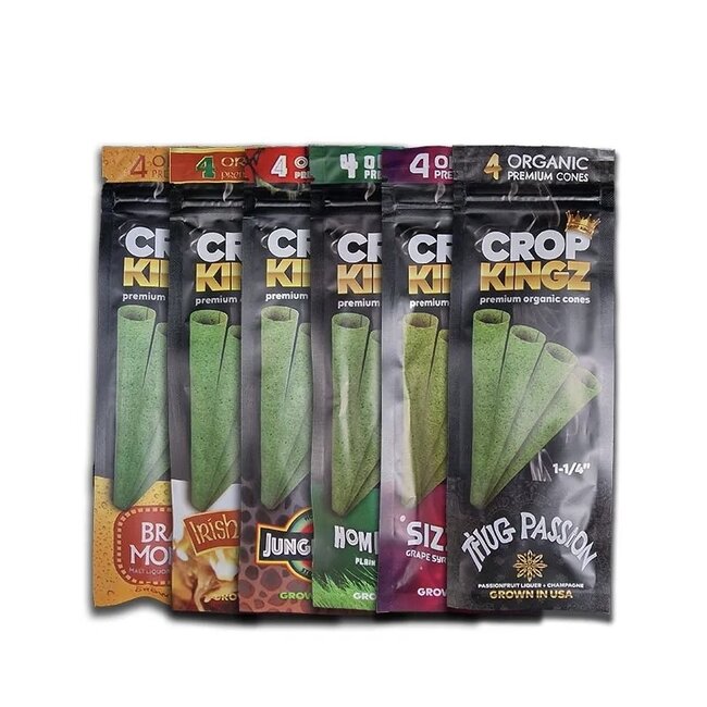 CROP KINGZ CROP KINGZ PREMIUM ORGANIC CONES  KING SIZE (2 PACK)