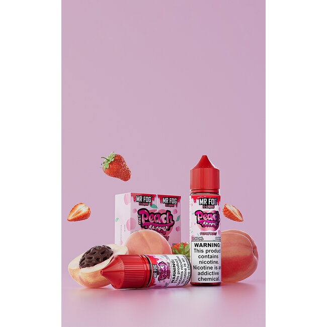 MR FOG MR FOG PEACH STEEZY FREE BASE E-LIQUID