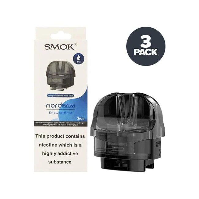 SMOK SMOK NORD 50W EMPTY REPLACEMENT POD(3 PCS)