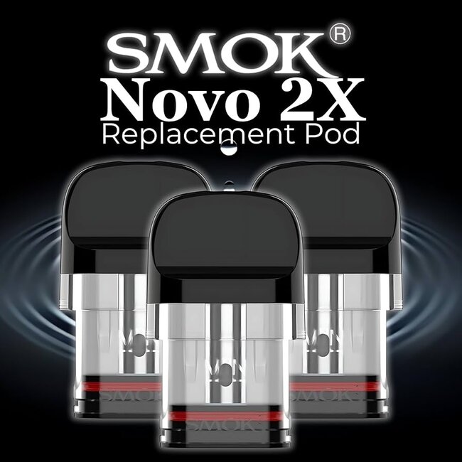 SMOK SMOK NOVO 2X REPLACEMENT POD(3 PCS)