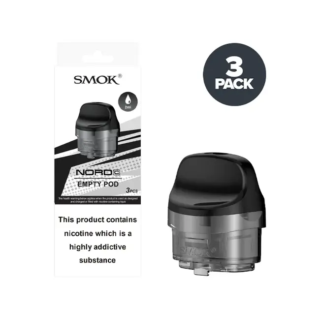 SMOK SMOK NORD C EMPTY REPLACEMENT POD (3 PCS )[CRC]