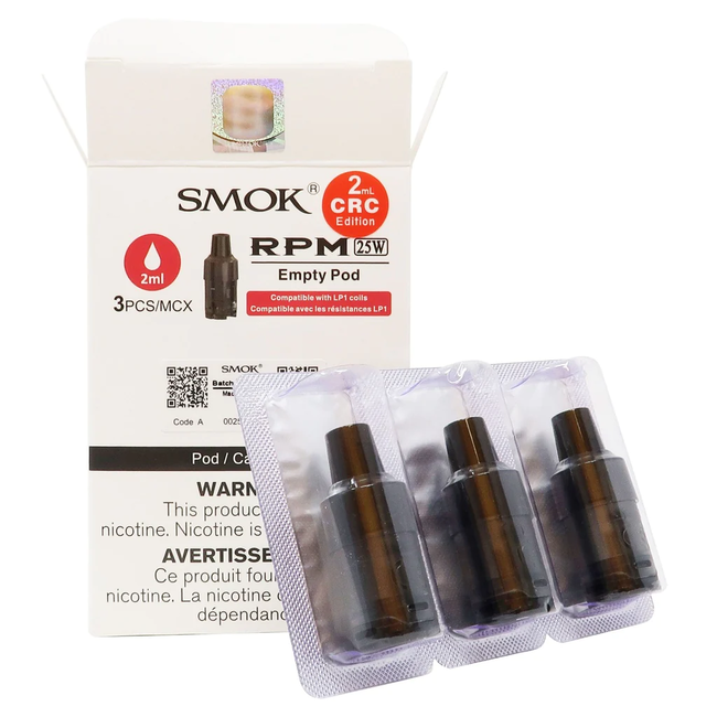 SMOK RPM 25W EMPTY REPLACEMENT POD (3PACK)