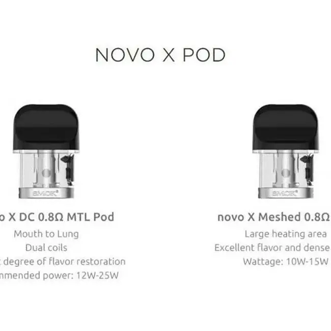 SMOK SMOK NOVO-X REPLACEMENT POD(3 PACK)