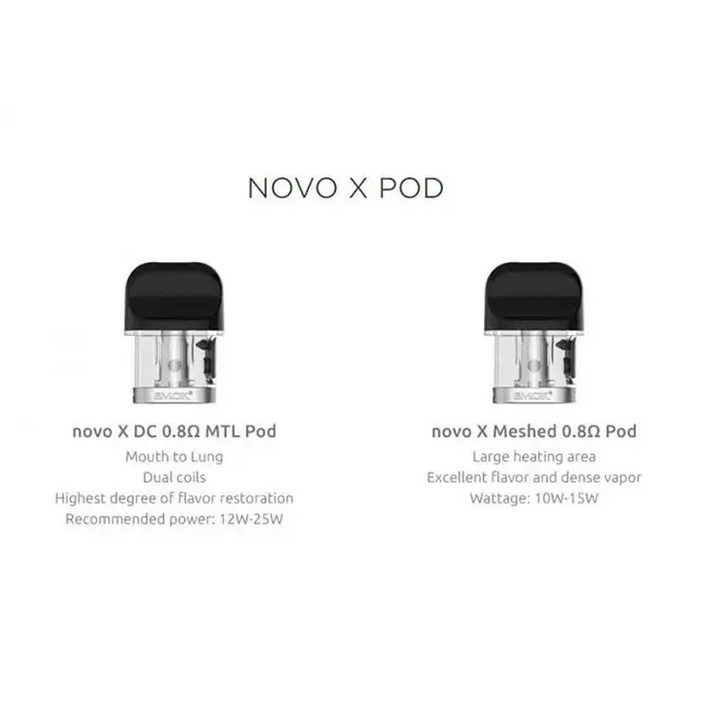 SMOK NOVO SMOK -X REPLACEMENT POD(3 PCS)