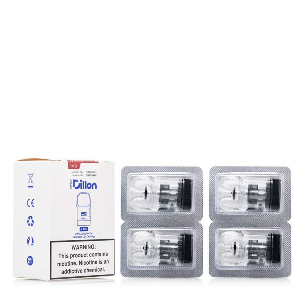 UWELL DILLON EM REPLACEMENT POD (4 PACK) 77