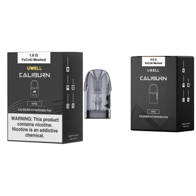UWELL UWELL CALIBURN A3 REPLACEMENT POD(4 PCS)