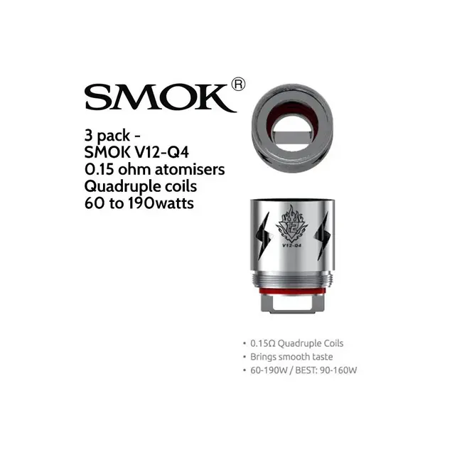 SMOK SMOK V12 Q4 0.15 OHM SINGLE