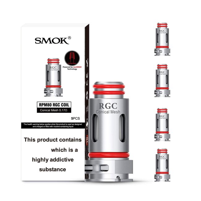 SMOK SMOK RPM80 RGC CONICAL MESH COIL 0.17 OHM(5 PCS)