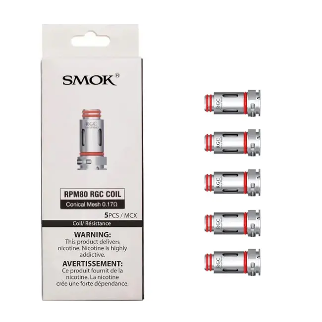 SMOK SMOK RPM80 RGC CONICAL MESH COIL 0.17 OHM(5 PCS)
