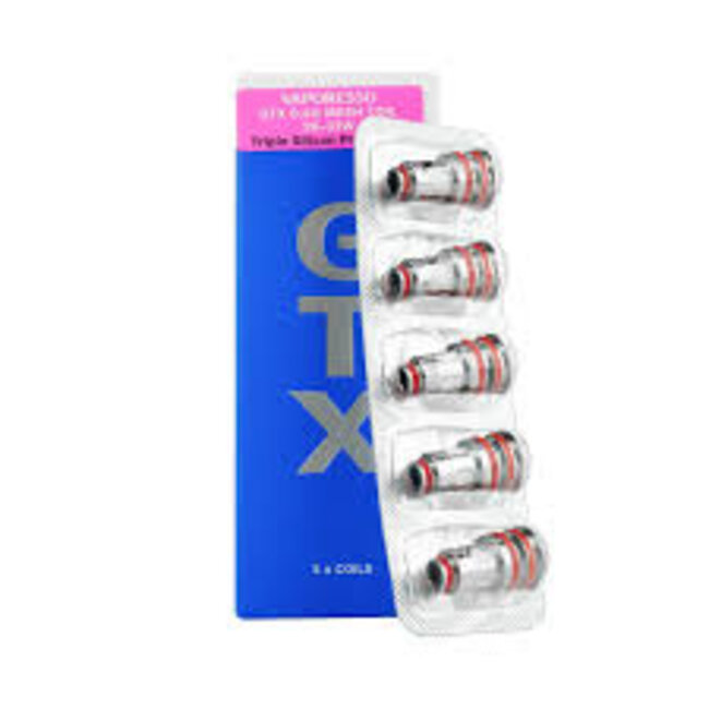 VAPORESSO VAPORESSO GTX 0.4 OHM REPLACEMENT MESH COIL TRIPLE SILICON 26-32W(5 PCS)