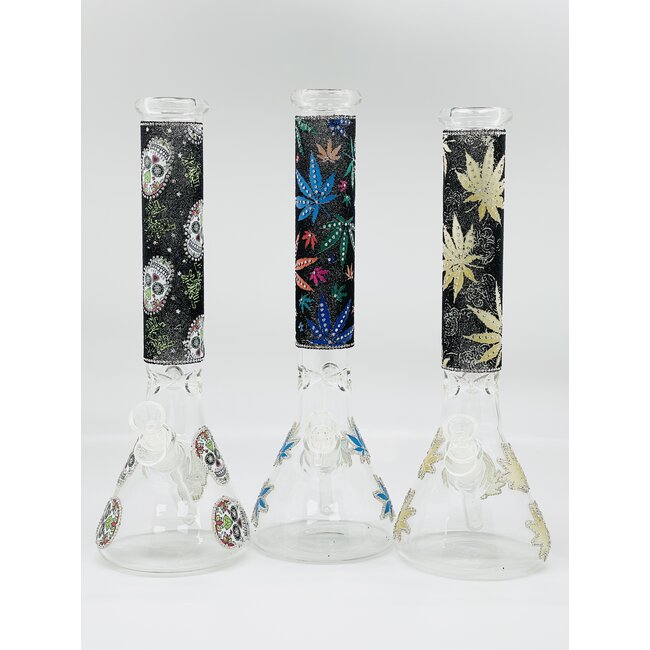 14''-7MM BEAKER WATER BONG C4105