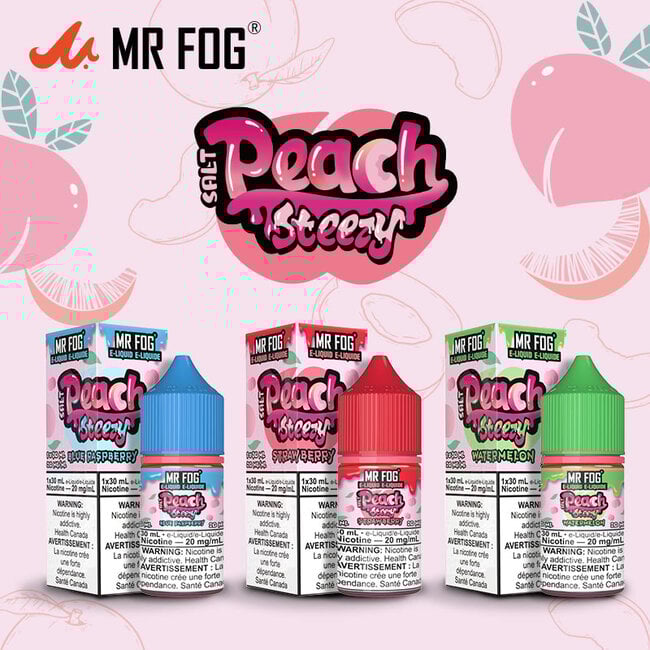 MR FOG MR FOG JUICE PEACH STEEZY  SALT NIC
