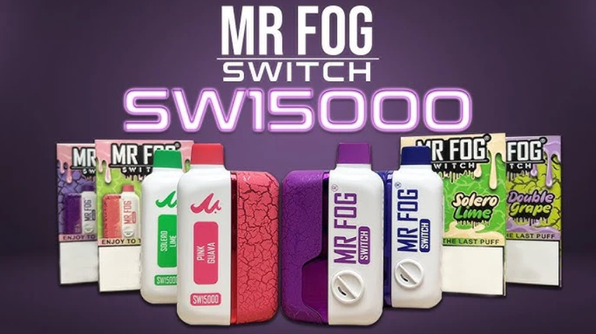 Long Lasting Disposable Vape: Enjoying MR Fog Switch 15000 Puffs of Pure Flavor