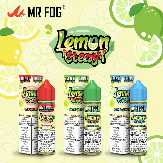 MR FOG MR FOG LEMON STEEZY FREE BASE E-LIQUID
