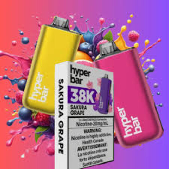 HYPE BAR HYPER BAR 38K PUFFS DISPOSABLE