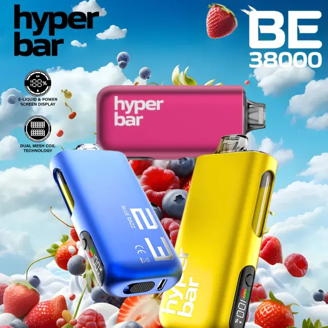 HYPE BAR HYPER  BAR 38K PUFFS DISPOSABLE